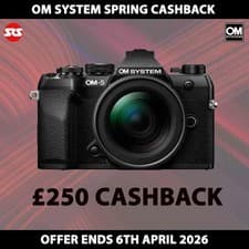 Image of OM System OM-5 Mark II Body in Black + M.Zuiko 12-45mm f4 PRO Lens - CASHBACK!