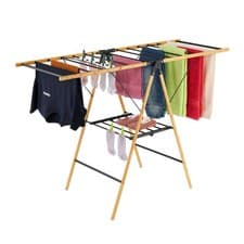 Image of Clothes airer, wing airer, standing dryer, foldable drying rack