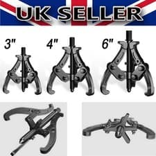 Image of 3PC 3LEG JAW REVERSIBLE GEAR HUB BEARING PULLER PULLEY REMOVAL TOOL Set 3" 4" 6"