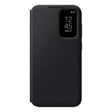 Image of Genuine / Official Samsung Galaxy S23 FE Smart View Wallet Case / Cover - Black