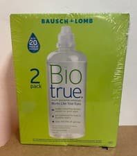 Image of Bausch & Lomb Bio True Contact Lens Solution 2x300ml 3 Months Pack