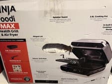 Image of Ninja Foodi Max Pro Health Grill Flat Plate and Air Fryer - Black/Silver