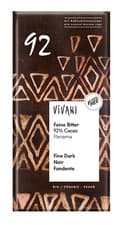 Image of Vivani Dark 92% Cocoa 80g x Pack of 10