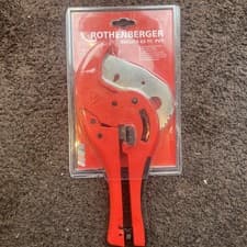 Image of Rothenberger ROCUT 63 TC PVC Pipe Shears 52030 Cuts PVC/PP/PE/PEX/PB/PVDF Ø63mm