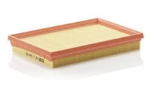 Image of MANN Filter C2557 Air Filter 25mm Height 244mm Length Fits Ford Escort Orion
