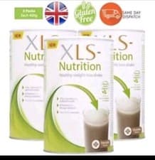 Image of XLS Nutrition Healthy 3x400g Weight Loss Shake Chocolate Flavour Sport&Fitness