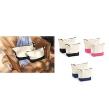 Image of Westford Mill Dipped base canvas accessory bag W544 - Available in two sizes