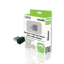 Image of Addon Wireless AC Dual Band 600Mbps Nano USB Adapter (AWU650)