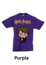 Image of Harry potter children's T-shirt in various sizes and colours.