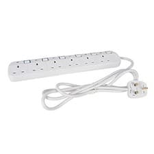 Image of Power Master 379955 Switched Extension Lead with Neon Indicator 230V 6-Gang 2m 