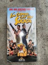 Image of I'm Gonna Git You Sucka June 1989 Screening Cassette. Normal Wear On Box
