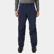 Image of Helly Hansen Men's Graphene Stretch Ski Pants: Medium Dark Blue Salopette