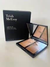 Image of Trish McEvoy Light & Lift Face Color Duo Travel Compact Champagne Bronze Boxed