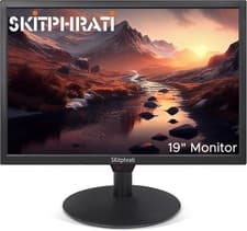 Image of 19 Inch HD (1440 x 900) PC Monitor, Computer Monitor 60Hz, 5Ms