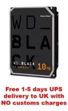 Image of 10TB Western Digital WD Black WD102FZBX (512MB Cache, 7200RPM, 3.5", SATA III)