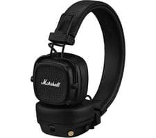 Image of Marshall Major V Wireless Bluetooth On-Ear Headphones ,Black, 100+ HRs