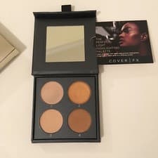 Image of Cover FX Perfect Light Highlight Palette Medium Deep Cream & Powder New in Box!