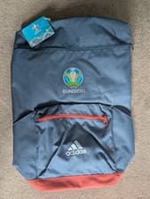 Image of Euro 2020 Rucksack Backpack Grey Orange Official Football Merchandise Brand NEW!