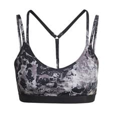 Image of Adidas Bra Grey Fitness Yoga Light Support Training Gym Essentials Studio BNWT