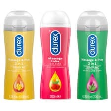 Image of Durex PLAY Massage Lubricant 2in1 200ml Aloe Guarana Ylang Stimulating Lube