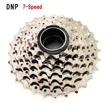 Image of DNP 7-Speed 7S Screw-on MTB Bike Freewheel Nickel Plate 11-28T Bicycle