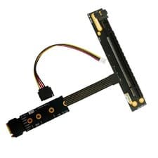 Image of M.2 to PCIe x16 Graphics Card Adapter Cable For M2 NVME GEN4 to PCI-e 4.0 X4