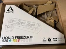 Image of Arctic Liquid Freezer III 420 A-RGB AIO CPU Cooler WHITE New In Box Unwanted