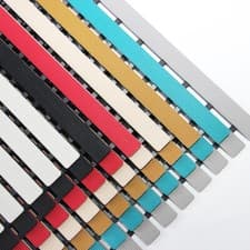 Image of Shower Drying Mat Non-Slip Roll Mat Bath Drainage Matt Slatted Duckboard Design