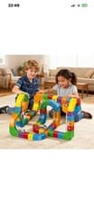 Image of 51 pc Gravity-Defying Electric Train Set - Flexible 3D Race Track for Kids 4-8