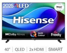 Image of Hisense 40E5QTUK 40 Inch QLED Full HD Smart TV WiFi- 5764