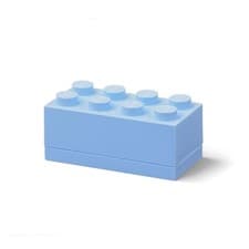 Image of LEGO Mini Box 8 Storage Brick Light Blue