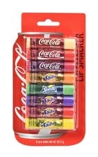 Image of Lip Smacker Coca Cola Party Pack, Set of 8 Assorted LipBalms with Authentic Flav