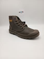 Image of Palladium Pampa Hi Coated Major Brown Boots Brand New with Box