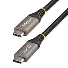 Image of StarTech Cable 1m USB C to USB C USB 3.2 Gen 2 10Gbps 100W PD USB31CCV1M