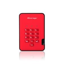 Image of iStorage diskAshur� SSD 1TB Red | Secure Portable Solid State Drive |AES-XTS 256
