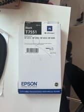 Image of Epson T7552 Original Ink Cartridge C13T755140 Black
