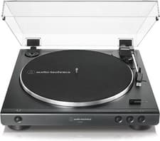 Image of Audio Technica AT-LP60X Fully Automatic Belt-Drive Turntable - Black