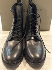 Image of All Saints Maren Boot Black Womens Size UK 7 EU 40 RRP £125 #XA30