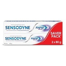 Image of Sensodyne Sensitive Toothpaste Rapid Relief (80 gm x 2)