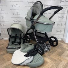 Image of Egg 2 Carrycot and Pushchair - Seagrass Green