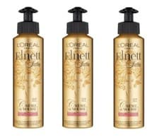 Image of 3x L'OREAL ELNETT Satin Creme De Mousse Volume 200ml Strong Hold Styling Mousse