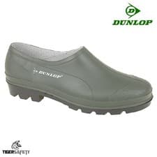 Image of Dunlop B350611 Green Unisex Comfy Waterproof Garden Welly Shoes Gardening Clogs