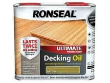 Image of Ronseal Ultimate Protection Decking Oil Natural 5 Litre RSLUDON5L