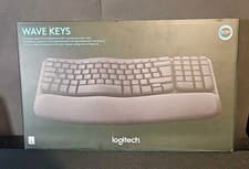 Image of Logitech Wave Keys Wireless keyboard QWERTY UK Graphite NEW Sealed