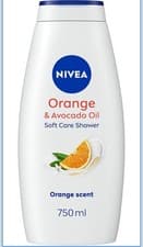 Image of Nivea Orange And Avocado Oil Soft Shower Jel. 750ml. (Set Of 3) Three Packs 