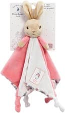 Image of Official Beatrix Potter Flopsy Bunny Comfort Blanket - Peter Rabbit Soft Toy Com