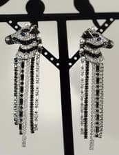 Image of Kate Spade New York Earn Your Stripes Statement Earrings  