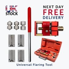 Image of Universal Flaring Tool Set for 3/16" (4.75mm) 1/4" (6mm) Brake Pipes