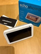 Image of Amazon Echo Show 5 (1st Gen) Glacier White Smart Display Speaker