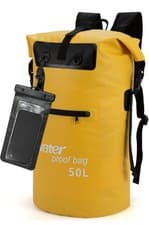 Image of WATERPROOF 50L BAG - Backpack, Hiking, Camping, Mountaineering